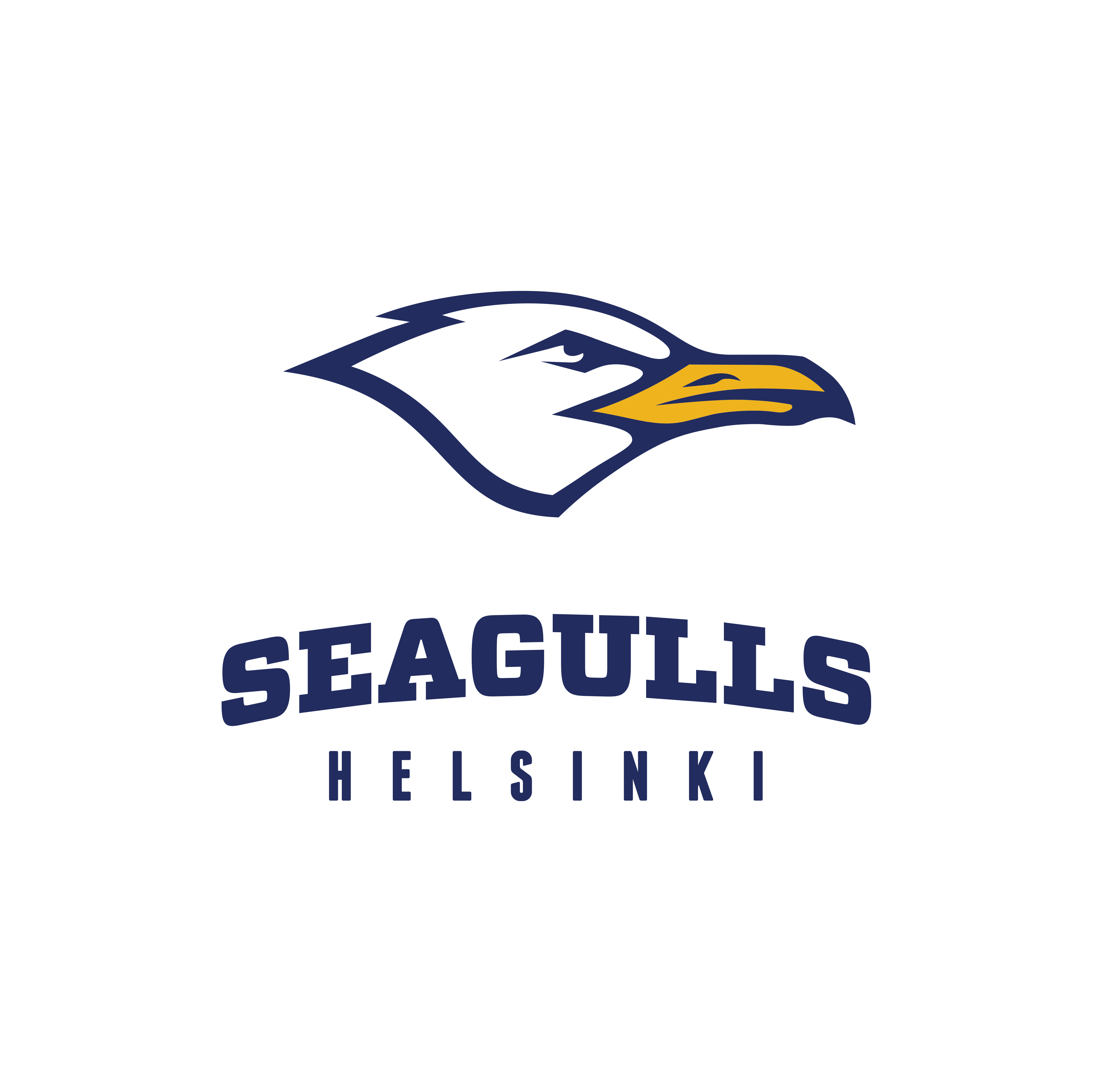 Seagulls logo v1 valkopohjalle